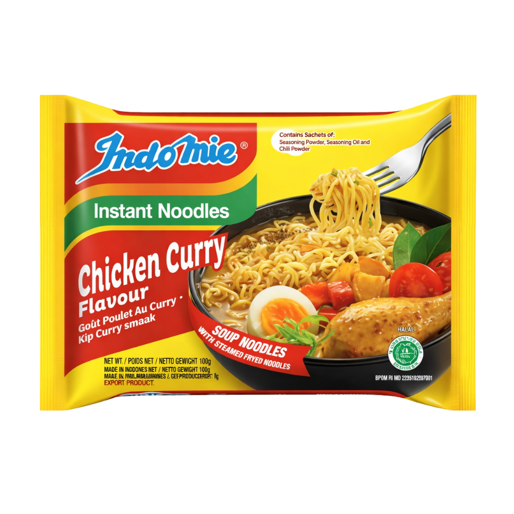 INDOMIE Instant Noodles Chicken Curry 80 G (20x80g)