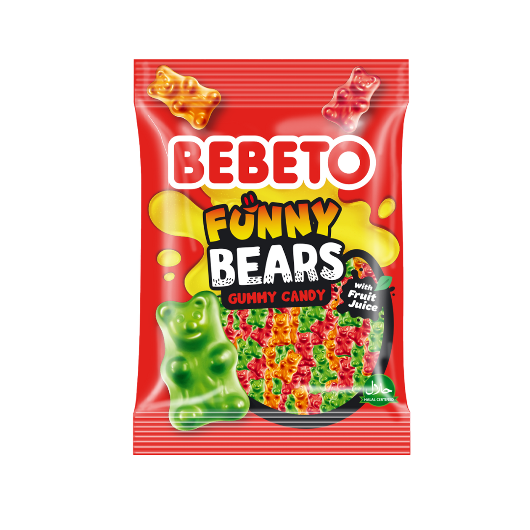 Bebeto Funny Bear Jellies (12x80g) -Inner