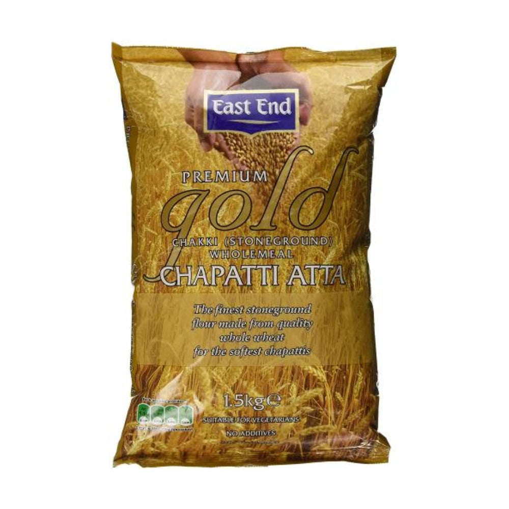 East End Premium Gold Wholemeal Chapatti Atta (6x1.5KG)