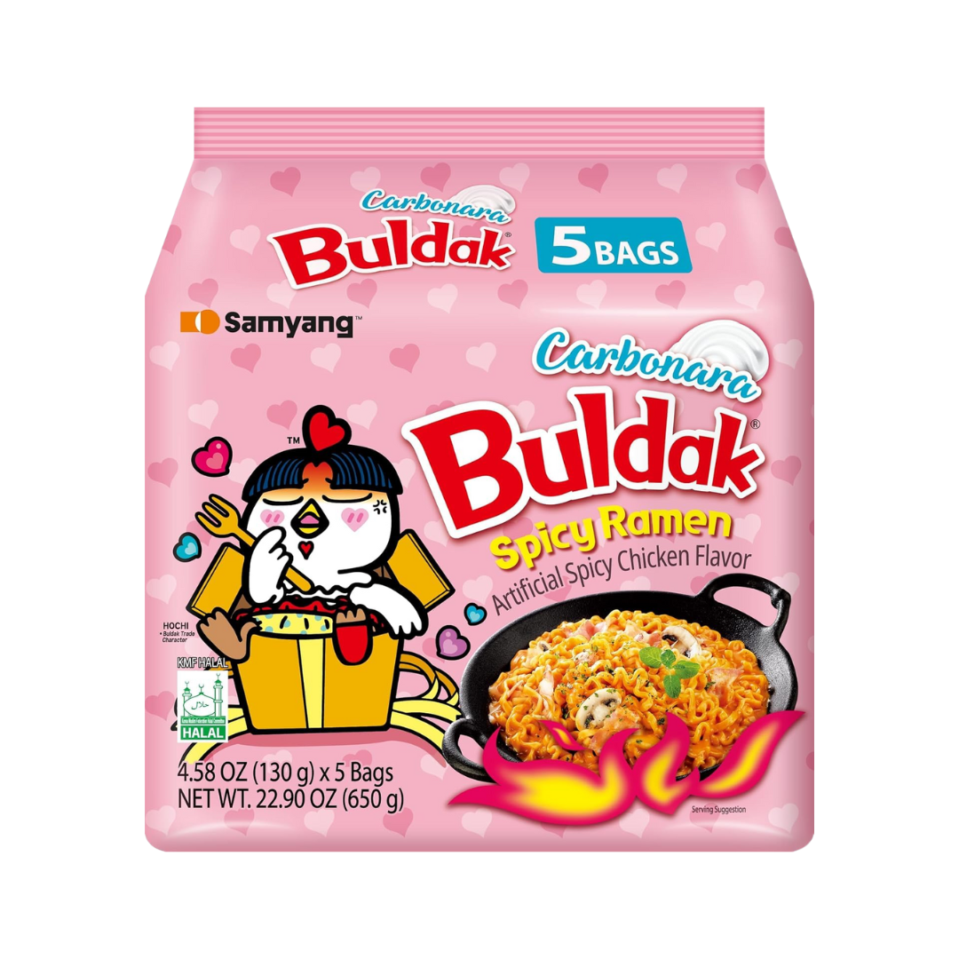 Samyang Buldak Hot Chicken Carbonara (8X5X140G)