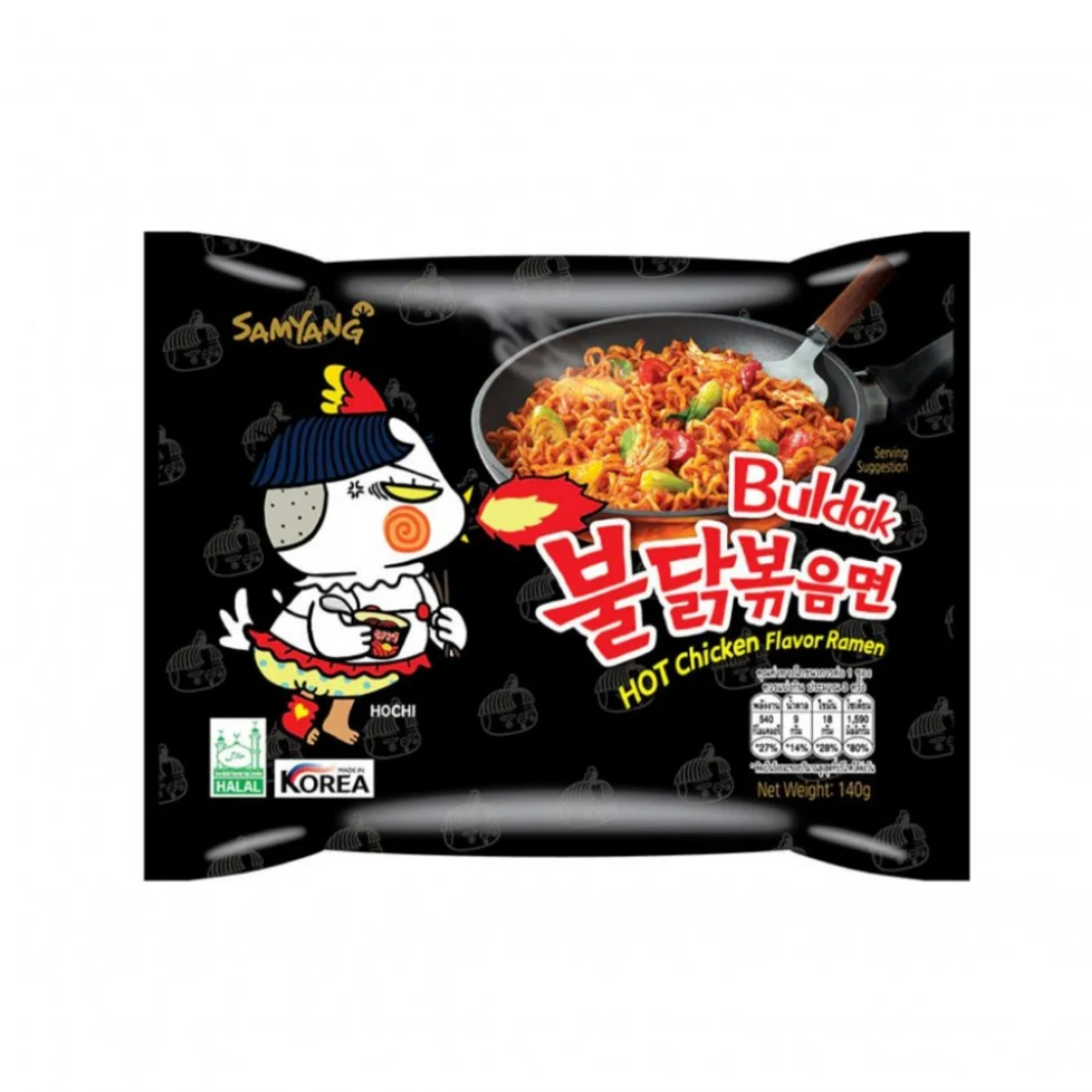 Samyang Buldak Hot Chicken Ramen Black (40x140G)
