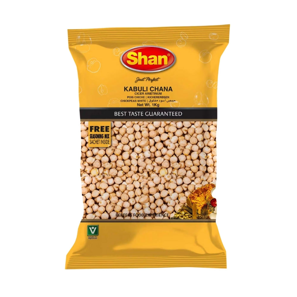 Shan Kabuli Chana White Chick Peas (24x500g)