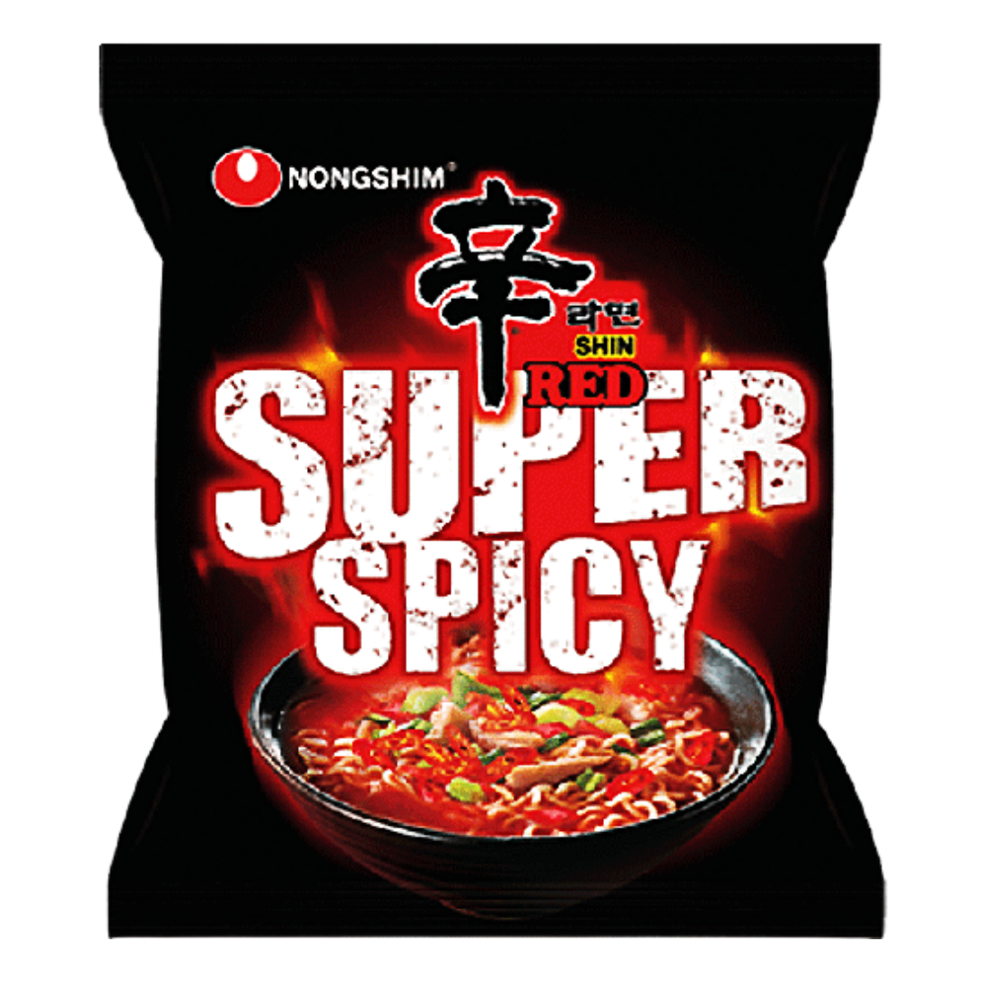 Nongshim Packet Noodle Shin Red S/Spicy (20X120Gm)