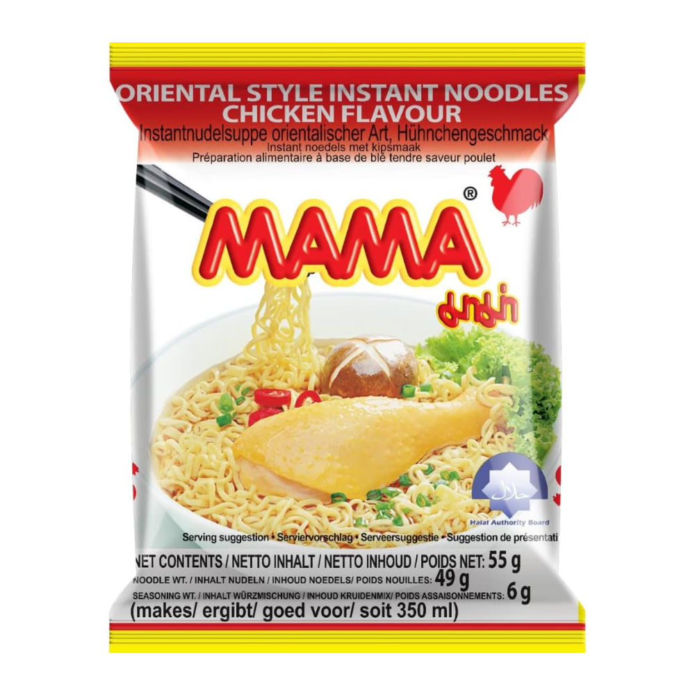MAMA  Instant Noodles Chicken Halal 55 G (15x55g)