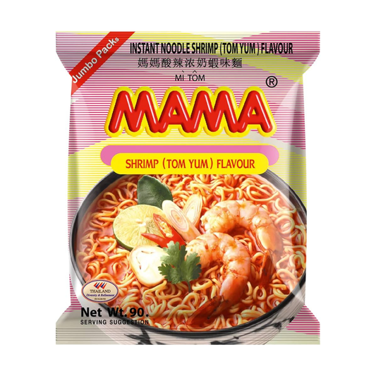 MAMA  Instant Noodles Shrimp Tom Yum Halal 60 G (10x60g)