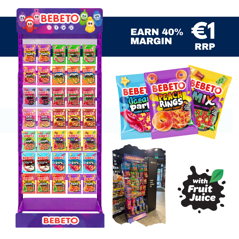 Bebeto WOW Offer - €1 RRP - Stand/Stock