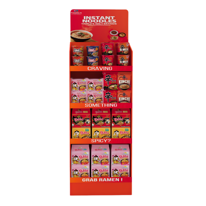 Instant Buldak Noodles - Best Selling Stand - Stock