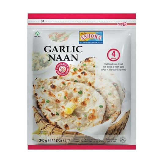 ASHOKA Naan Garlic (12x340G)
