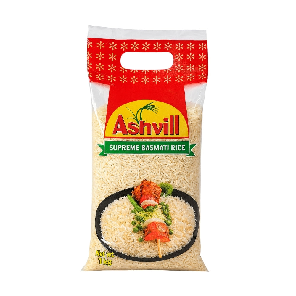 Ashvill Pure Basmati Rice  (20x1KG)