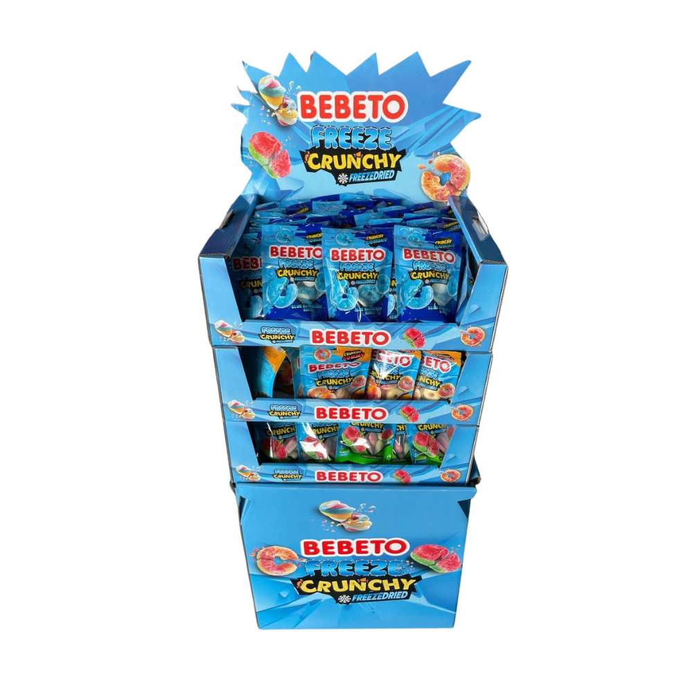 Bebeto Freeze Dry Candy Display 3x28x35g