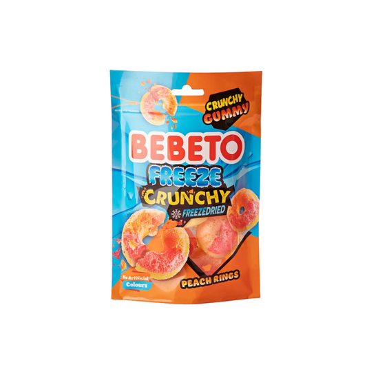 Bebeto Freeze Dry Candy Peach Rings 12x35g -N