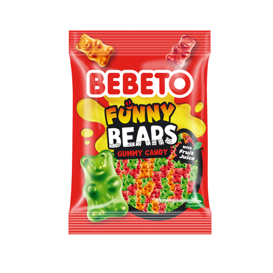 Bebeto Funny Bear Jellies (12x80g) -Inner