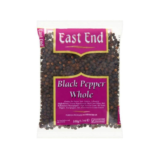 East End Whole Black Pepper  (20x100G)