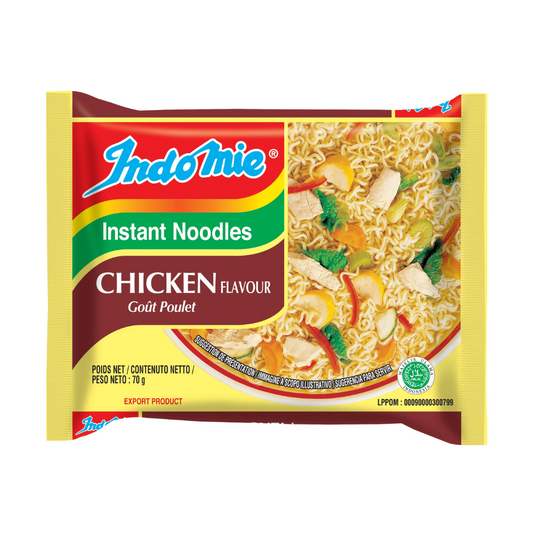 INDOMIE Instant Noodles Chicken Goût Poulet  (40x70G)