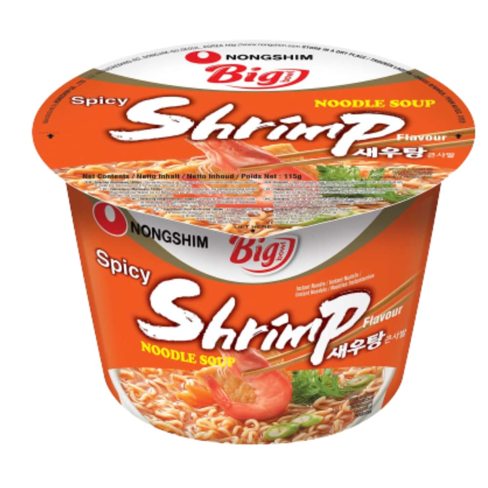 Nongshim Big Bowl Shrimp (16X115G)
